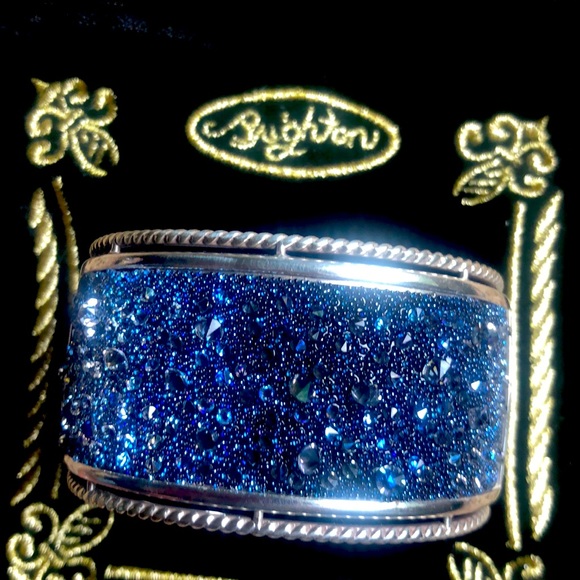 Beautiful Blue Brighton silver plated crystal - Picture 2 of 6